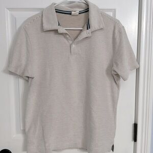 Striped cotton golf shirt; super soft says medium fits like small. NWOT